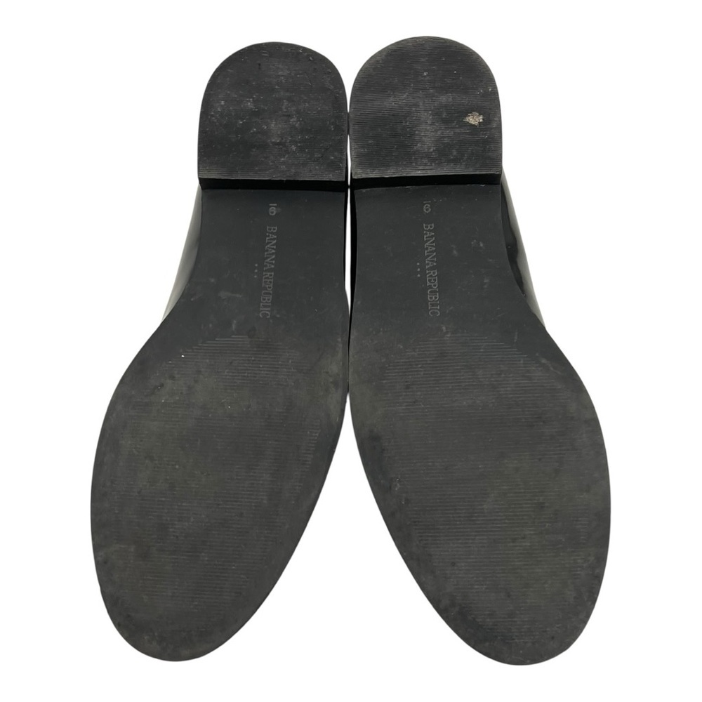 Banana Republic Factory Black Leather Classic Penny Loafers Flats Women’s 9 - Picture 13 of 16